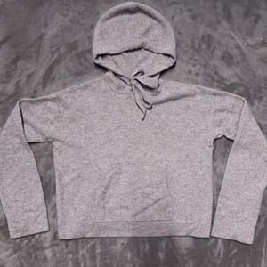 NAADAM 100% Cashmere Hoodie Womens Small Knit Pullover Sweater Pocket Luxury